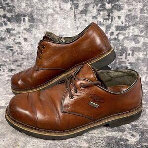 Meindl Active Leather Shoes Mens Size 11 Brown Gore Tex Waterproof German Oxford